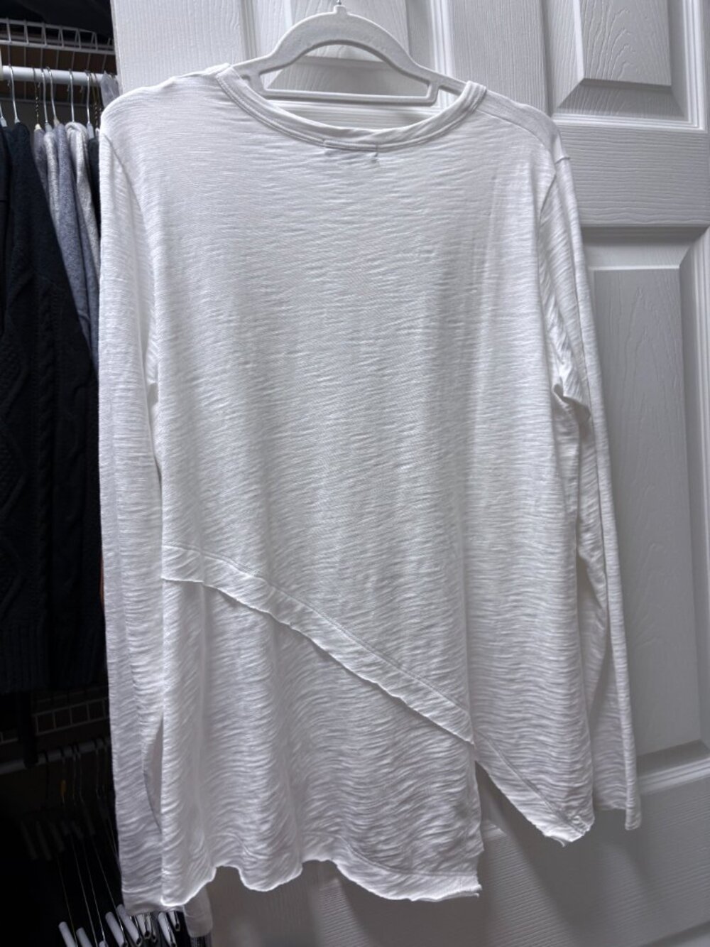 Ruti Inner Glow Asymmetric Long Sleeve Top SZ M - Picture 4 of 5